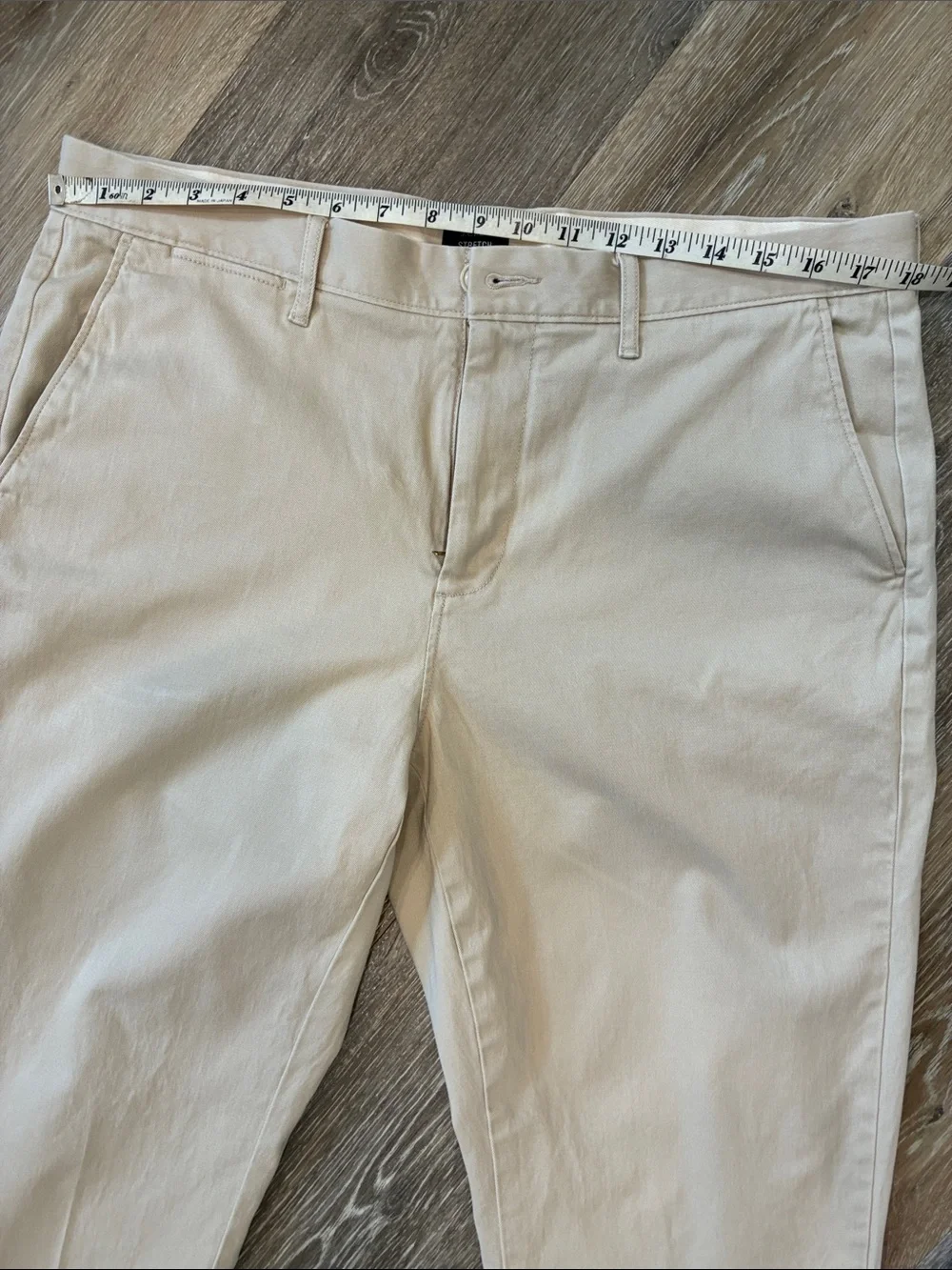 J. Crew Men's Chino Pants in Light Beige